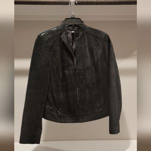 Suede Jacket Black